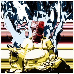 Abstract Meditating Buddha