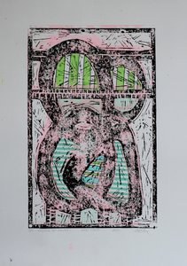 Abstract Pink Embrace