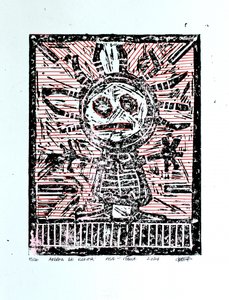 Primitive Sun Mask by andrea de ranieri