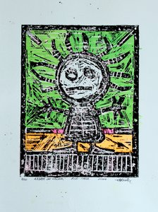 Vibrant Primitive Character by andrea de ranieri
