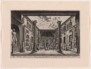 Sculpture Garden in Palazzo Valle, Capranica by anonymous (attributed to)
