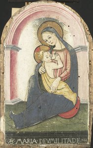 Madonna of Humility by anonymous (falsification of)
