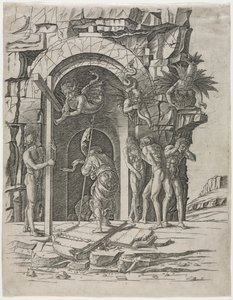 Descent into Limbo by attributed to Andrea Mantegna