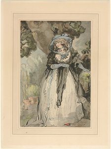 Mrs. Samuel Howitt (née Elizabeth Rowlandaon) by attributed to George Murgatroyd Woodward