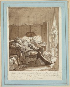 The Sleep of the Great Condé by attributed to Kenkō Shōkei