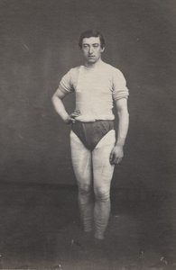 Young Man in Athletic Outfit by attributed to Oliver H. Willard