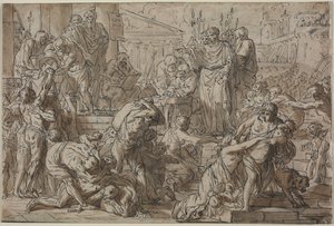 Roman Subject by attributed to Philibert Benoît Delarue