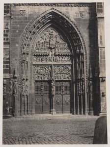 Entrance, St. Lorenz Cathedral, Nuremberg by attributed to Schrag