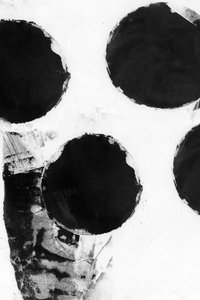 Abstract Black Circles by cartissi