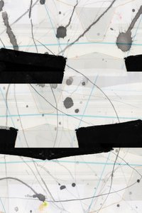 Abstract Black Splatters by cartissi
