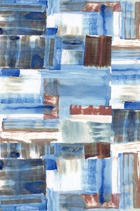 Abstract Blue Brown Layers by cartissi