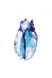 Abstract Blue Crystal by cartissi