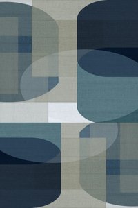 Abstract Blue Geometrics by cartissi