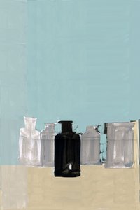 Black Bottle Still Life by cartissi