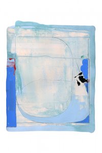 Calm Blue Abstract Shapes