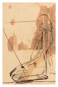 Contemplative Abstract Figure by cartissi