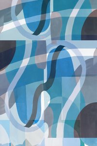 Cool Blue Abstraction