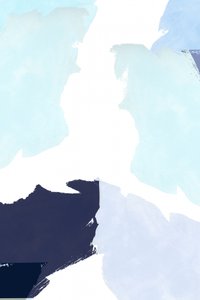 Cool Blue Brushstrokes