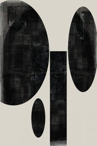 Dark Abstract Shapes by cartissi