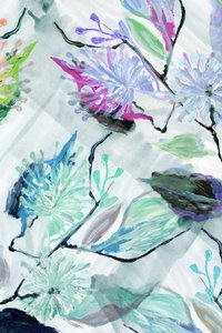 Delicate Painterly Blooms