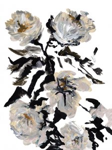 Dramatic Floral Abstract