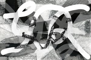 Dynamic Monochrome Abstract