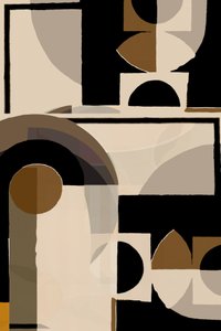 Earthy Geometric Abstraction by cartissi