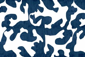 Fluid Indigo Pattern by cartissi
