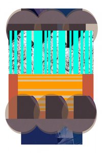 Geometric Striped Abstract
