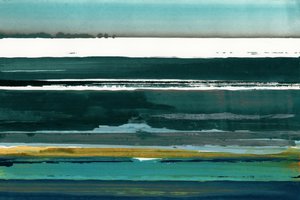 Golden Horizon Abstract by cartissi