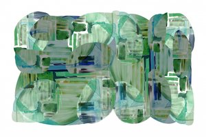 Green Blue Layers by cartissi