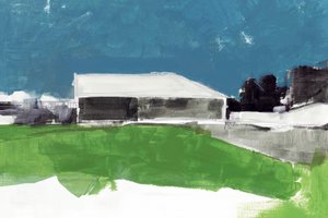 Green Field Barn by cartissi