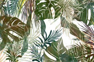 Lush Tropical Leaves