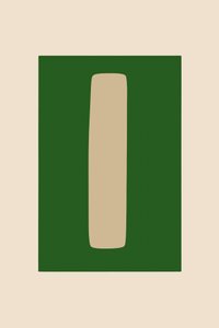 Minimalist Green Shape by cartissi