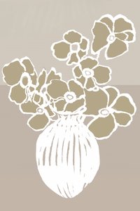 Modern Floral Vase by cartissi