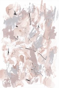 Muted Brushstroke Abstract by cartissi