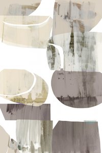 Muted Organic Abstract Shapes