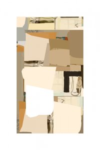 Neutral Abstract Collage by cartissi