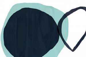 Overlapping Teal Blue by cartissi