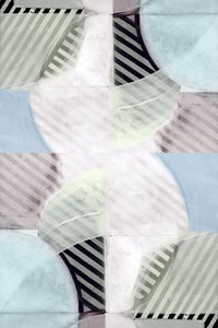 Pastel Striped Circles by cartissi