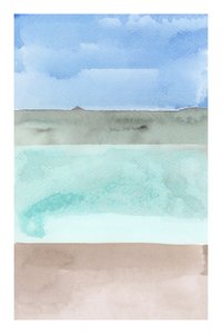 Peaceful Sky Sea Sand by cartissi