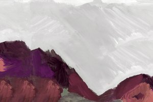 Purple Mountain Peaks by cartissi