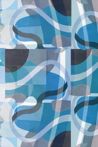 Serene Blue Flow by cartissi