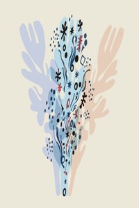 Soft Abstract Botanical by cartissi