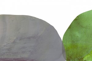 Soft Green Grey Abstract