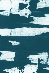 Teal Abstract Strokes by cartissi