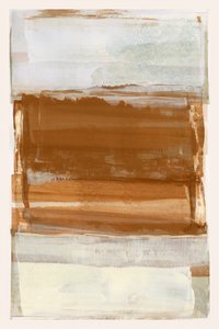 Terracotta Horizon Abstract by cartissi