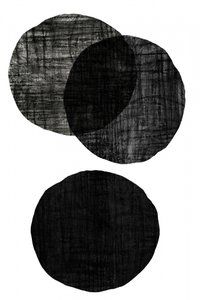 Textured Black Circles by cartissi