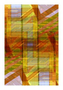 Vibrant Geometric Layers by cartissi