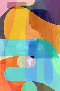 Vibrant Layered Shapes by cartissi